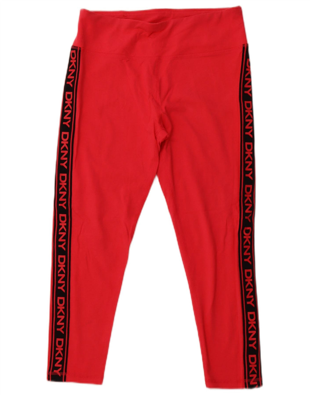 Leggings Capri grafici da donna DKNY UK 16 grande cotone color block rosa