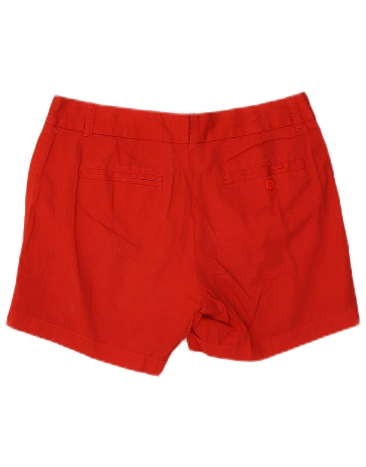 Pantaloncini chino da donna J. Crew US 4 Small W30 cotone rosso