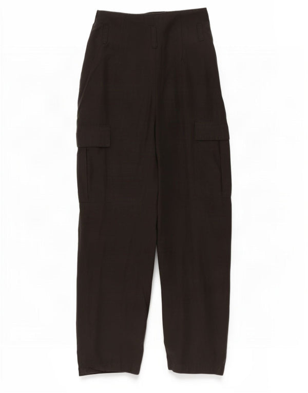 Pantaloni cargo corti a vita alta da donna Zara piccoli W26 L24 neri