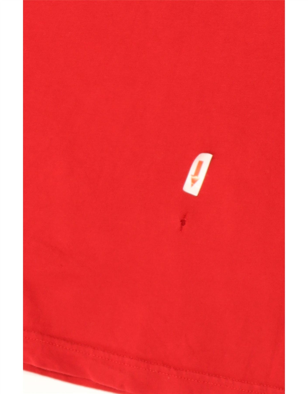 T-shirt grafica da uomo Adidas Top piccola in cotone rosso