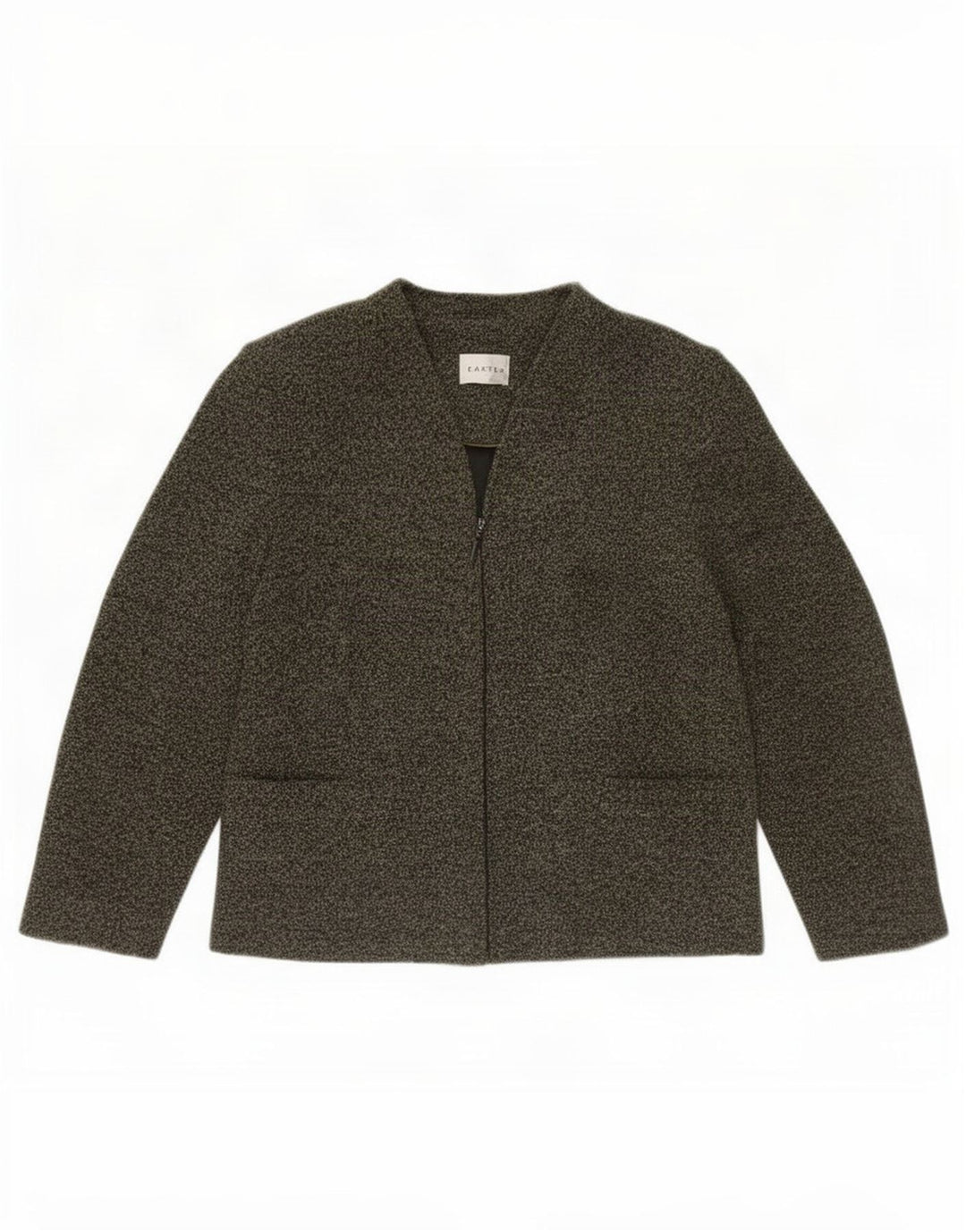 Giacca blazer da donna Eastex UK 18 XL Poliestere screziato verde