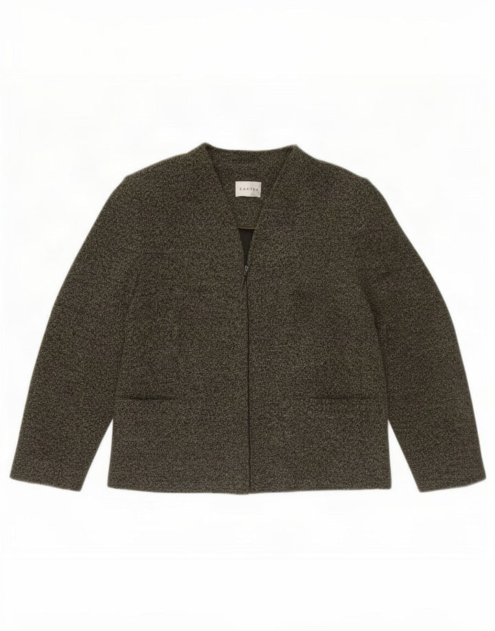 Giacca blazer da donna Eastex UK 18 XL Poliestere screziato verde