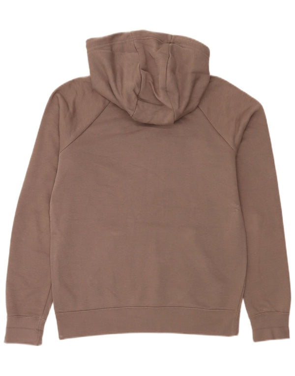 Felpa con cappuccio oversize da donna Nike UK 6 XS cotone grigio