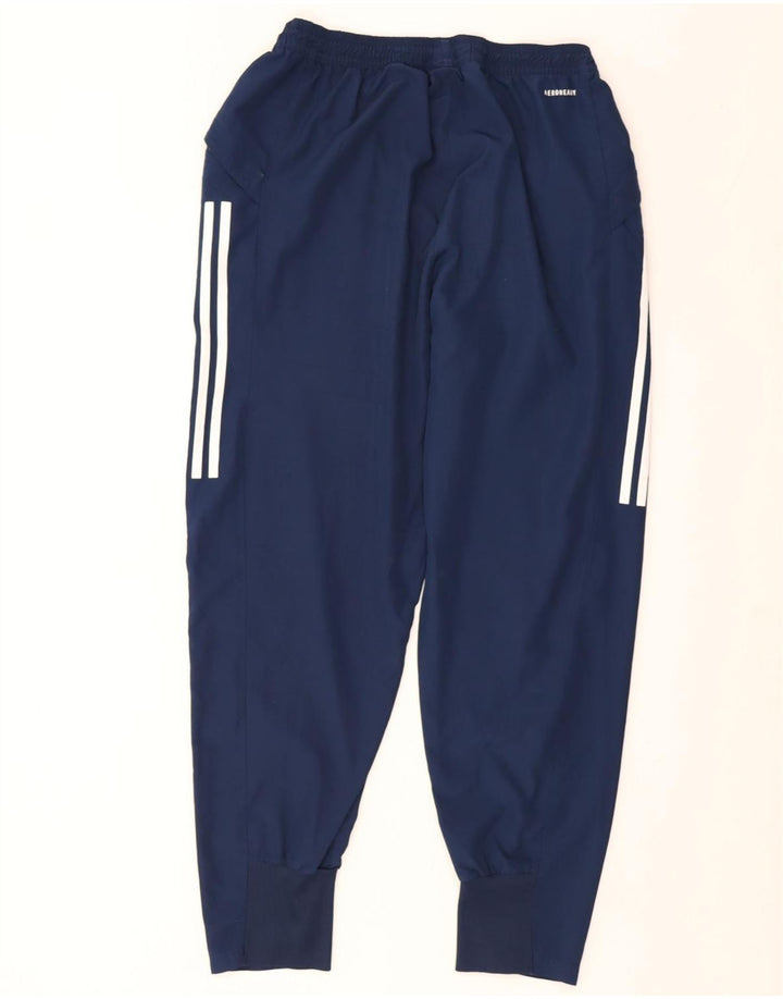Pantaloni da tuta da uomo Adidas Aeroready Joggers Large in poliestere blu navy