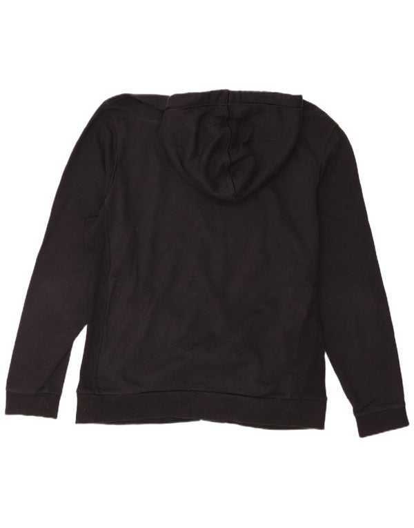 Felpa con cappuccio grafica da uomo Under Armour grande in cotone nero