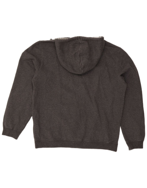Maglione con cappuccio da uomo CHAMPION grande in cotone grigio