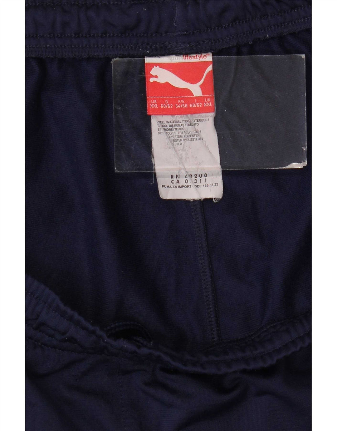 Pantaloni da tuta da uomo Puma 2XL poliestere blu navy