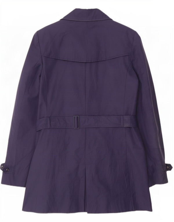 Trench da donna Tommy Hilfiger UK 16 grande cotone blu navy