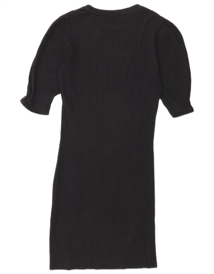 Vestito aderente da donna Zara UK 14 grande nero