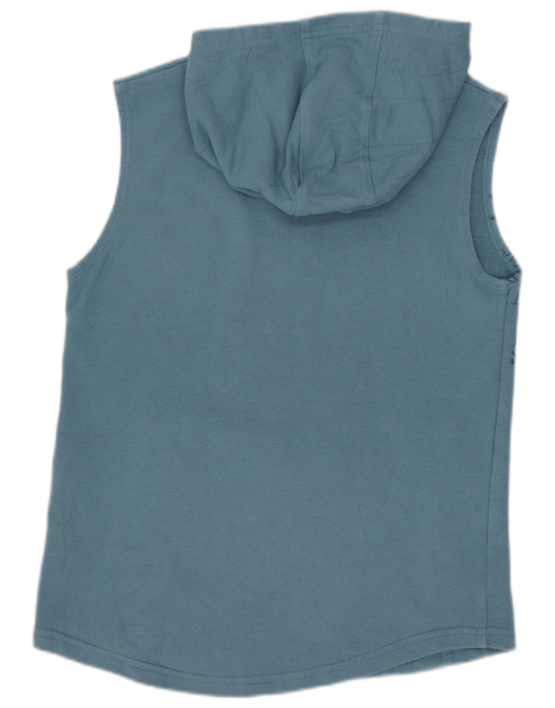 Canottiera grafica con cappuccio da ragazzo Under Armour 9-10 anni in cotone blu medio