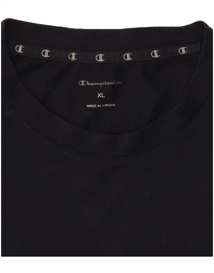 T-shirt grafica da uomo Champion Top XL Blu navy