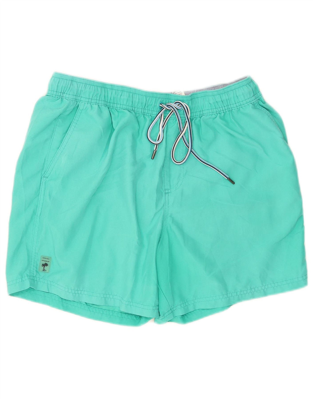 Pantaloncini da bagno da uomo Marks & Spencer grandi in cotone turchese