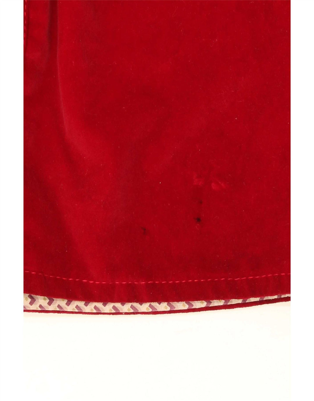 Camicia in velluto da donna Dotti Didit UK 8 Small Rossa