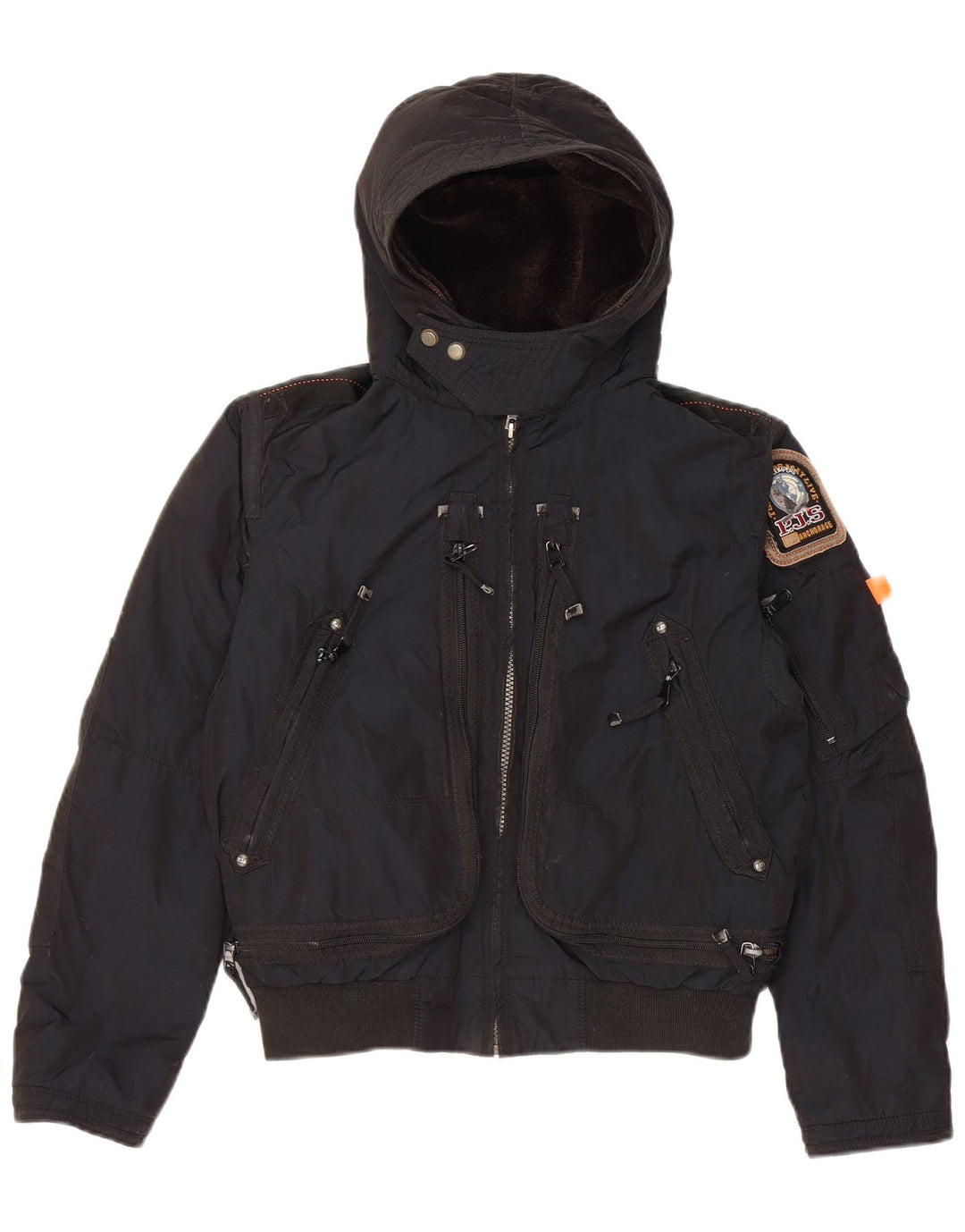 Giacca imbottita con cappuccio Parajumpers per ragazzi 11-12 anni piccola in poliestere blu navy