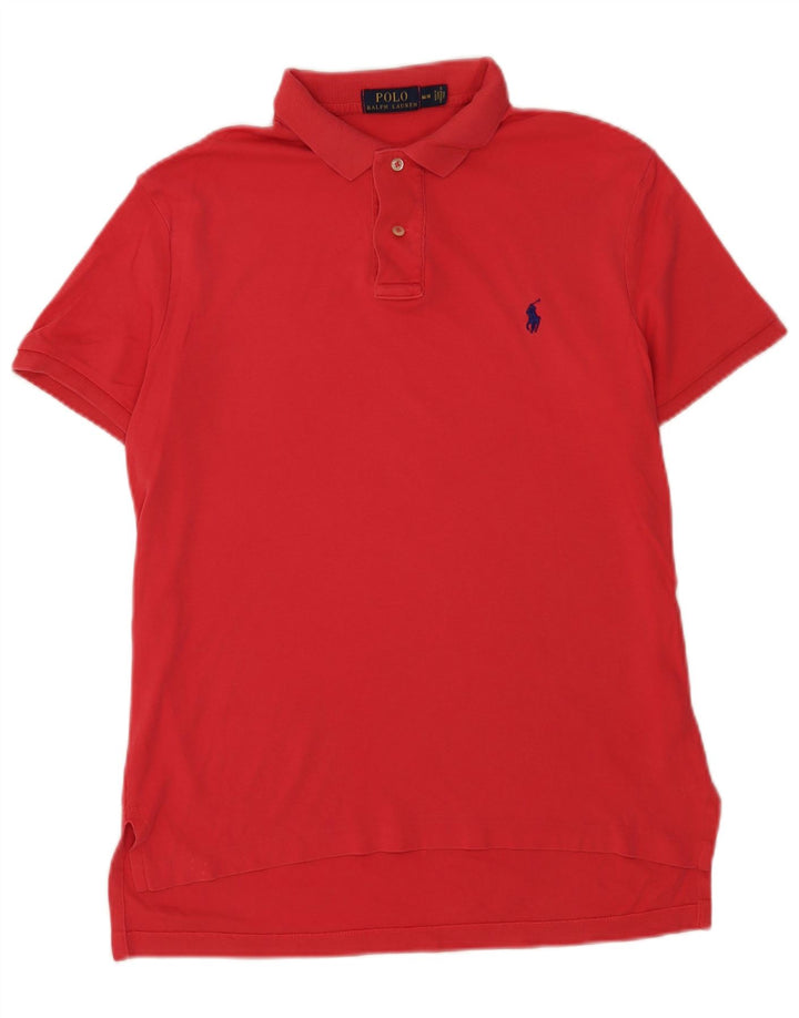 Polo Ralph Lauren da uomo in cotone rosso medio