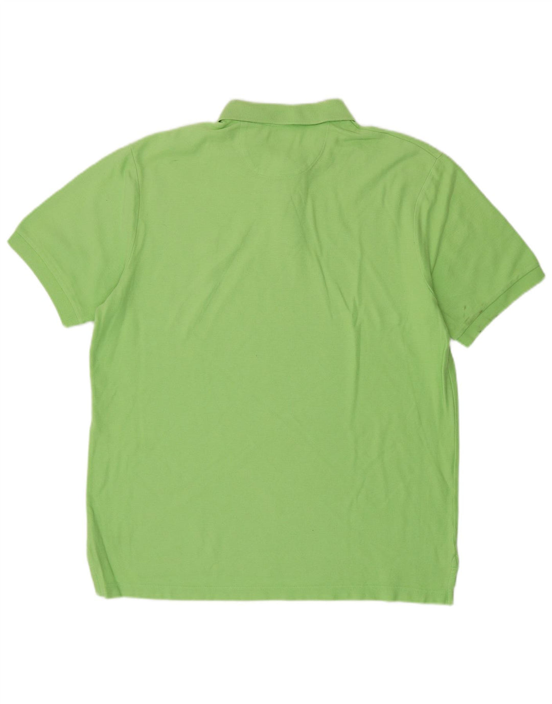 CHAPS Mens Grant Fit Polo Shirt Large Green Cotton