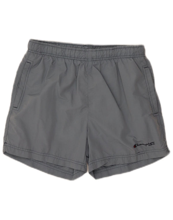Pantaloncini da bagno da uomo Champion in poliestere blu medio
