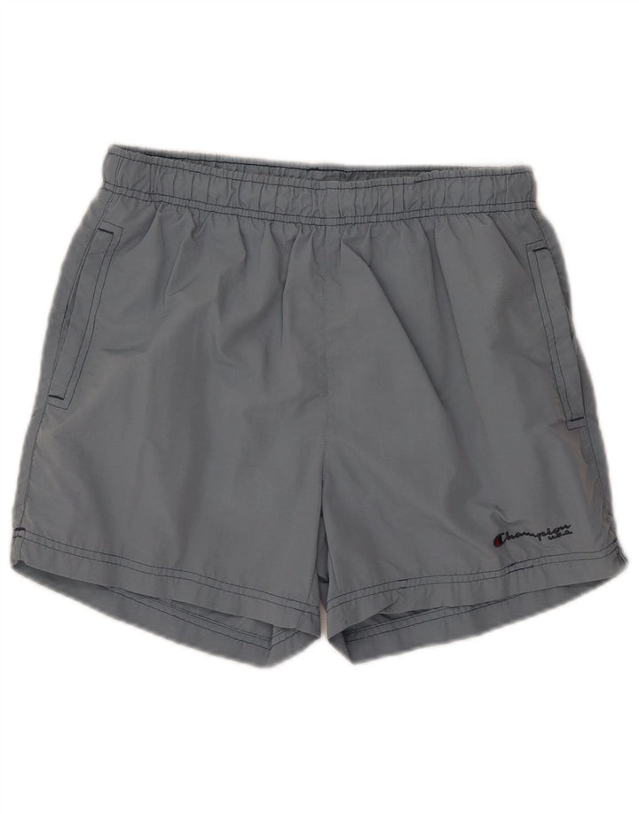 Pantaloncini da bagno da uomo Champion in poliestere blu medio