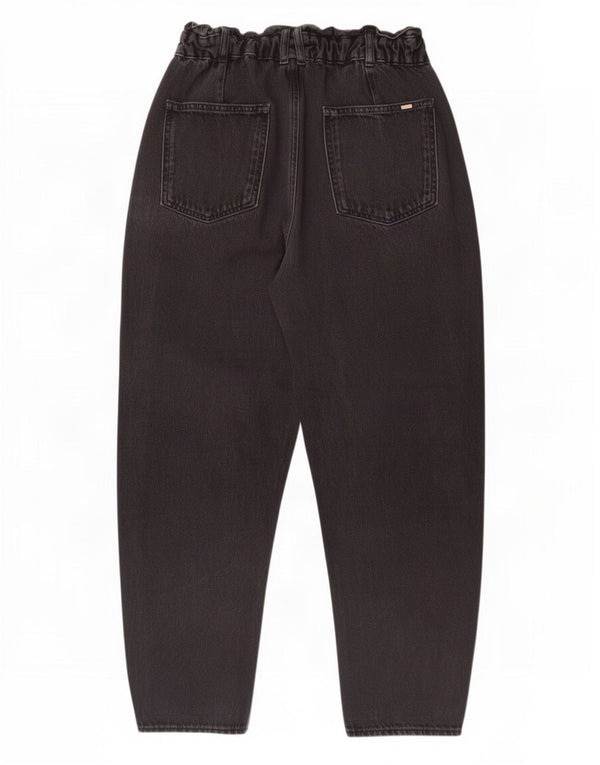 Jeans corti a vita alta da donna Zara EU 38 piccoli W28 L25 neri