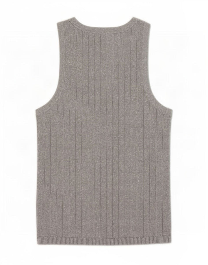 Canotta canotta da donna Zara UK 12 Grigio medio