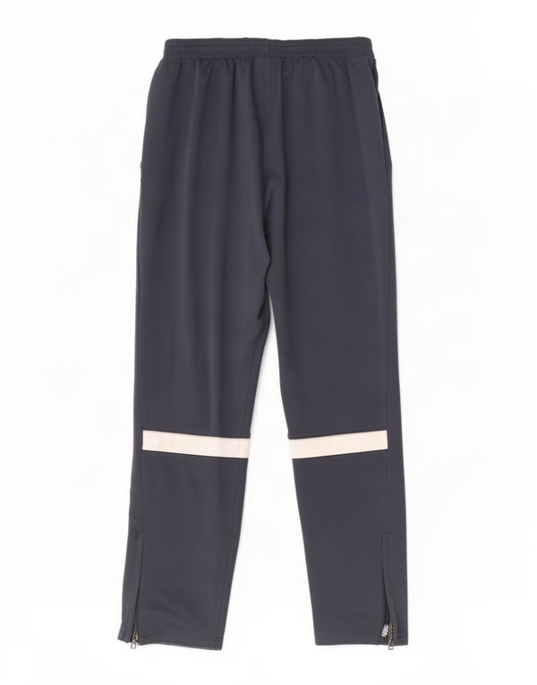 Pantaloni da tuta Nike Dri Fit da uomo, piccoli, in poliestere color block blu navy