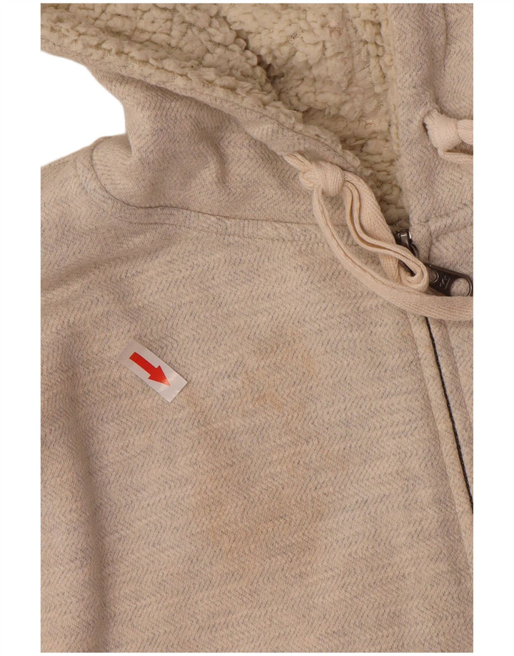 Maglione con cappuccio e zip da donna BILLABONG UK 8 Small Grey Colourblock