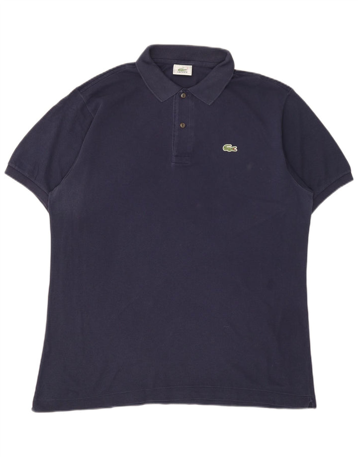 Polo da uomo LACOSTE taglia 5 grande in cotone blu navy