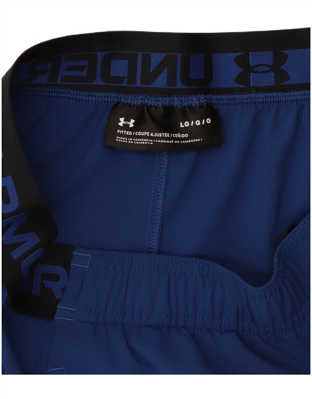 Pantaloncini sportivi grafici da uomo UNDER ARMOUR grandi blu
