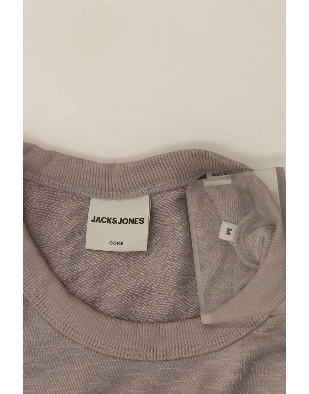 Jack & Jones Felpa grafica da uomo Maglione grigio medio chiazzato