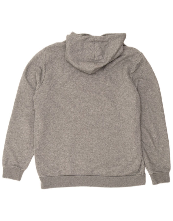 Felpa con cappuccio grafica da uomo Puma Large grigia screziata