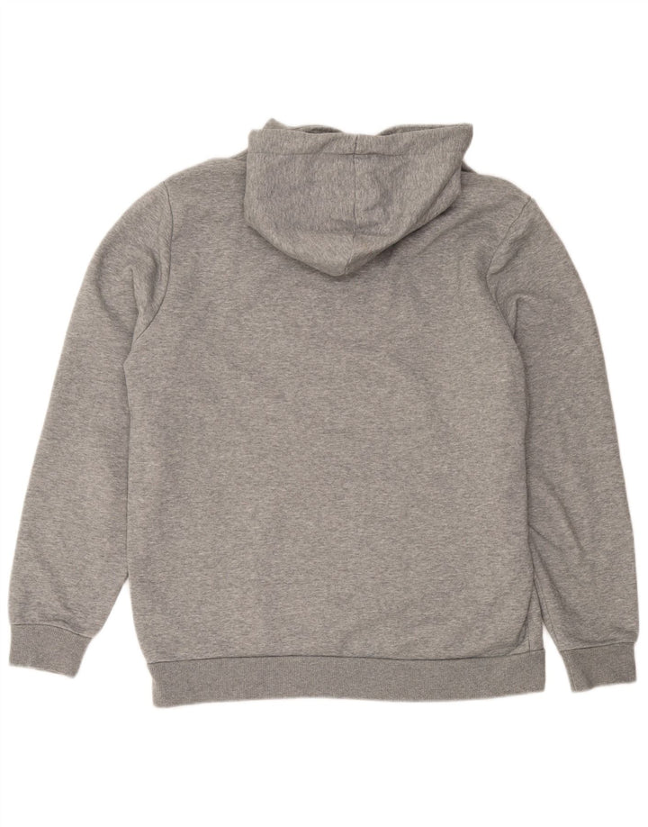 Felpa con cappuccio grafica da uomo Puma Large grigia screziata