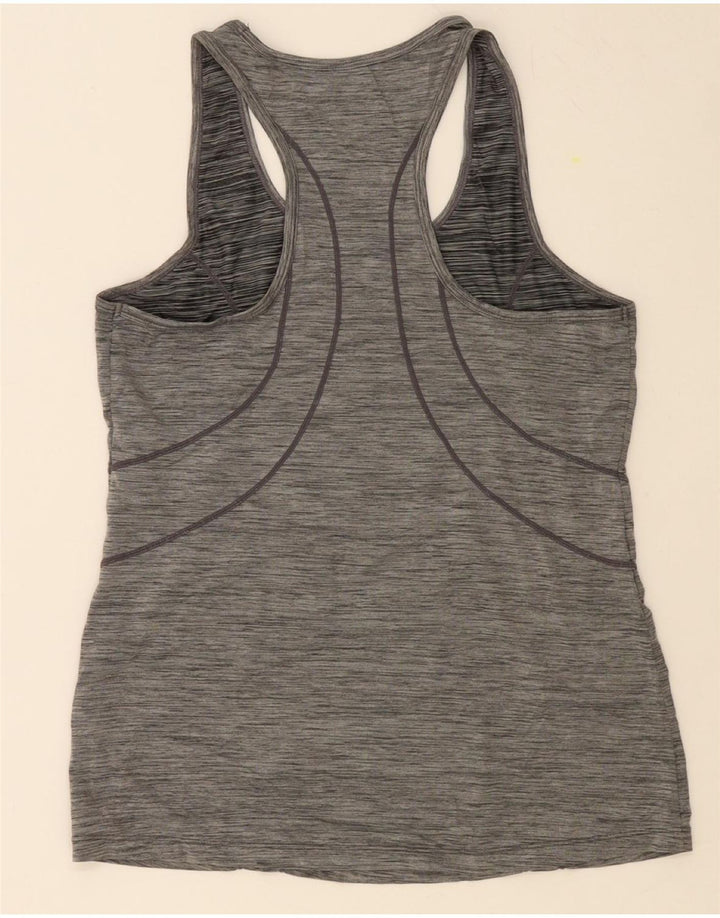 REEBOK Womens Vest Top UK 12 Medium Grey Vintage Reebok and Second-Hand Reebok from Messina Hembry 