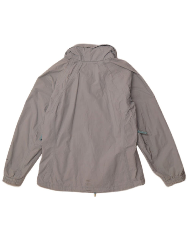 Giacca a vento con cappuccio da donna COLUMBIA UK 14 Sport in nylon blu medio