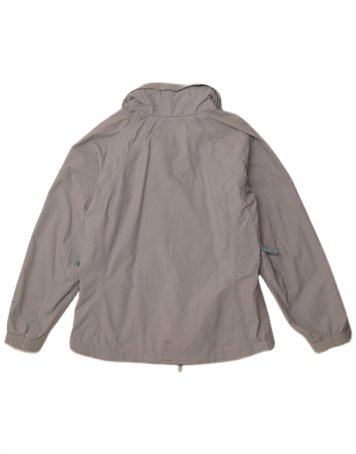 Giacca a vento con cappuccio da donna COLUMBIA UK 14 Sport in nylon blu medio