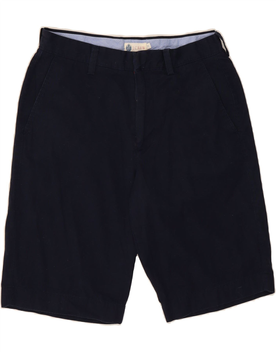 J. CREW Womens Chino Shorts W29 Medium  Navy Blue Cotton Vintage J. Crew and Second-Hand J. Crew from Messina Hembry 