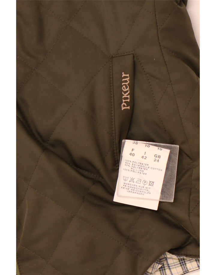 Gilet trapuntato reversibile da donna PIKEUR IT 42 medio poliestere kaki