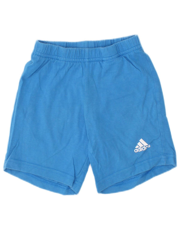 Pantaloncini sportivi Adidas da bambino 2-3 anni in cotone blu