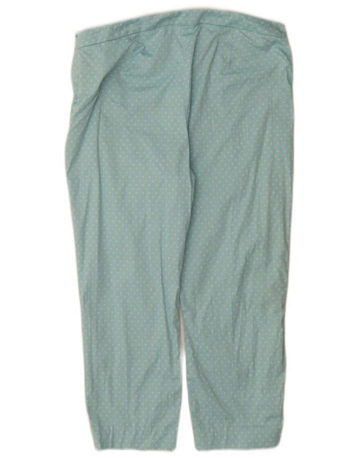 Pantaloni Capri da donna Marks & Spencer UK 14 Medium W32 L22 Turchese