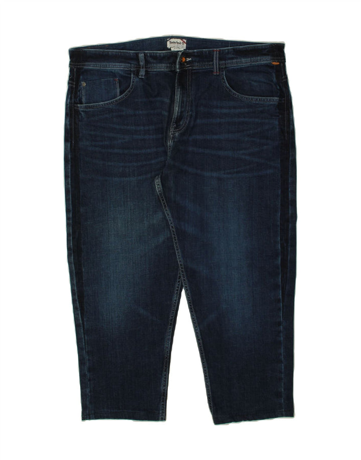TIMBERLAND Mens Cropped Jeans W38 L24  Navy Blue Cotton Vintage Timberland and Second-Hand Timberland from Messina Hembry 
