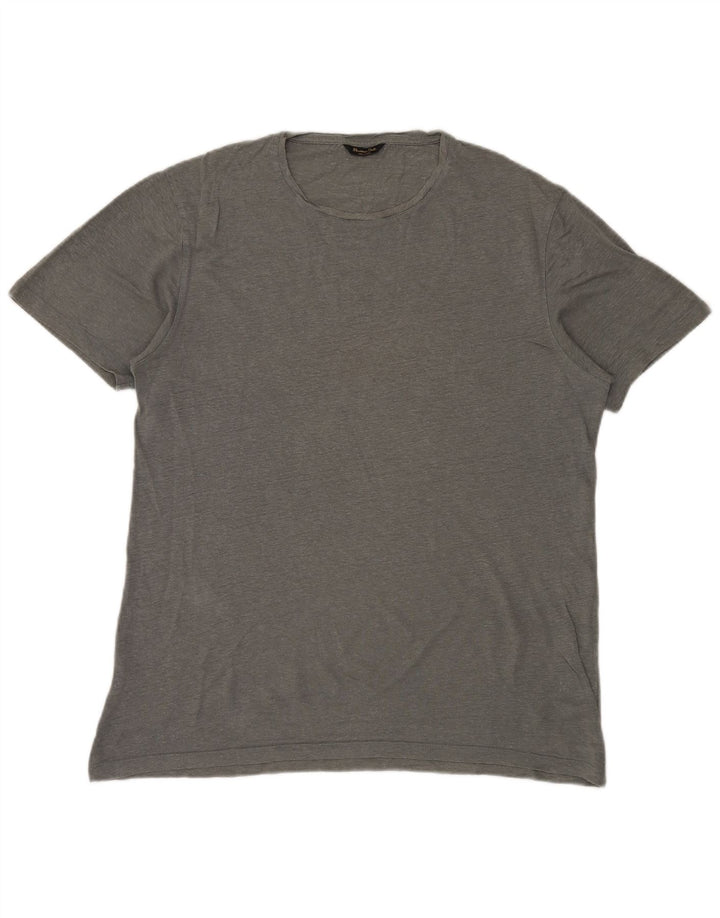 T-shirt da uomo MASSIMO DUTTI XL grigia