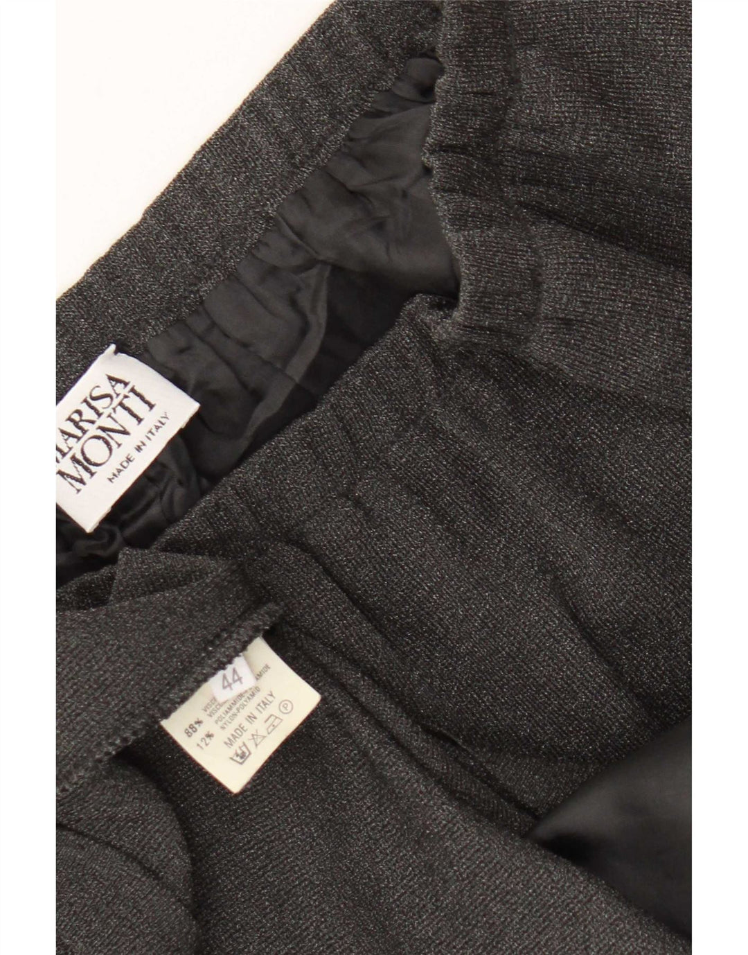 Gonna Midi Donna Marisa Monti IT 44 Media W32 Viscosa Grigia