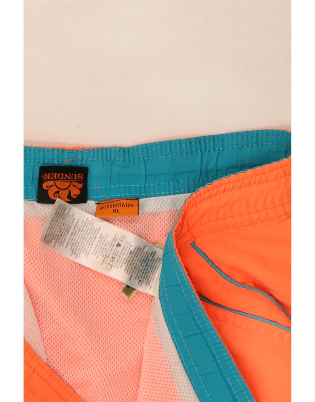 Pantaloncini da bagno da uomo Sundek XL arancione poliestere