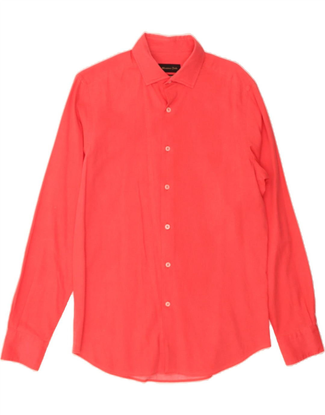 MASSIMO DUTTI Mens Shirt Medium Red Vintage Massimo Dutti and Second-Hand Massimo Dutti from Messina Hembry 