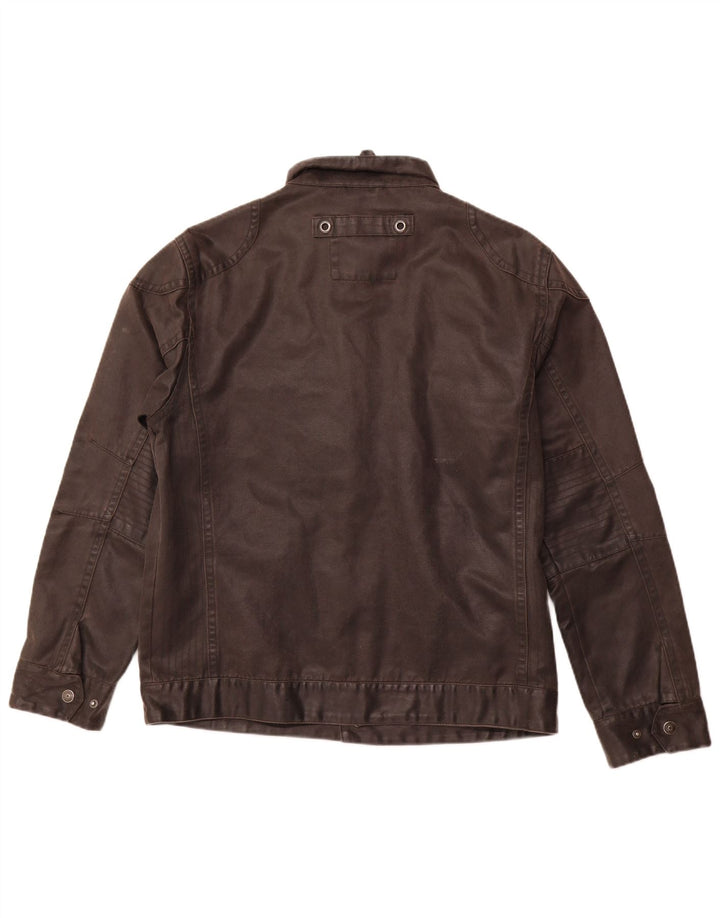 ENGBERS Giacca utilitaria da uomo UK 40 grande cotone nero