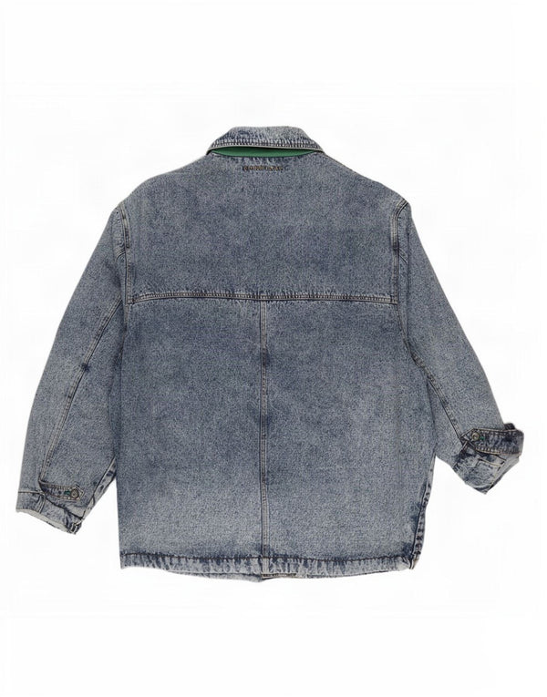 Cappotto vintage da uomo in denim IT 60/62 5XL in cotone blu