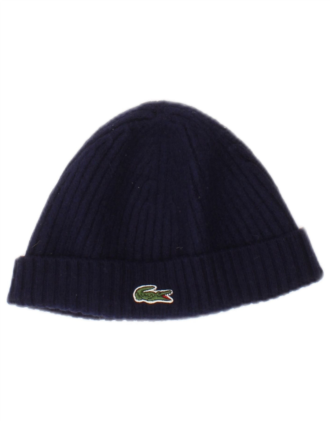 Berretto da uomo Lacoste taglia unica in lana blu navy