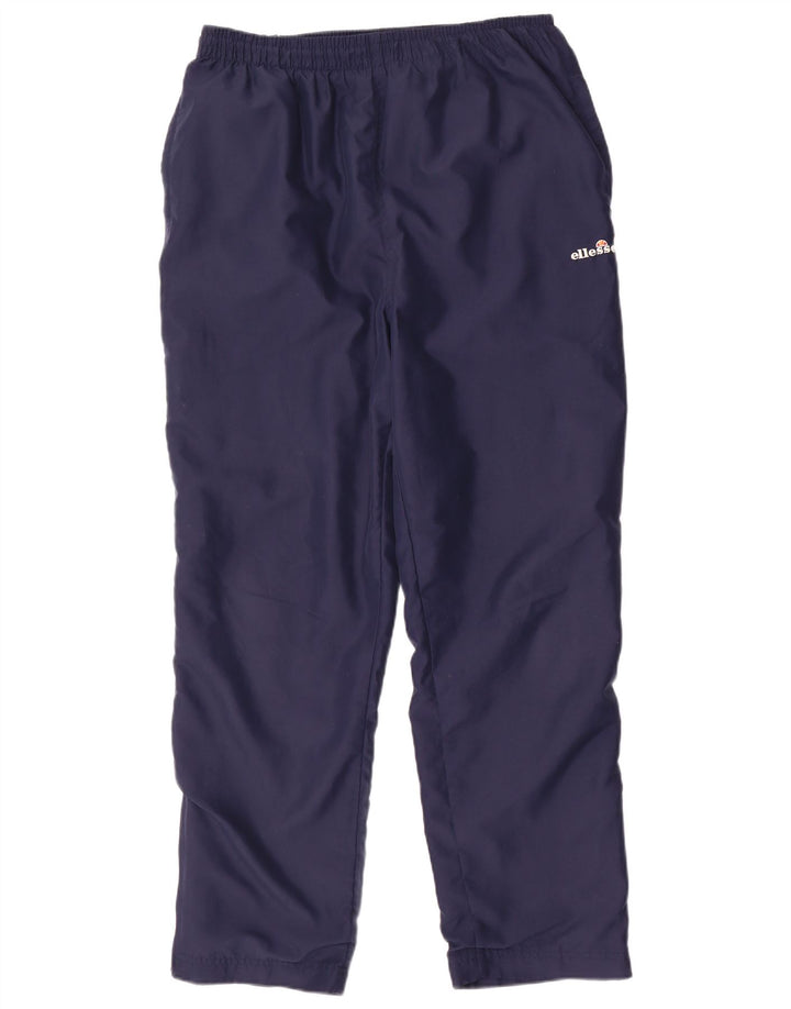 Pantaloni da tuta da uomo ELLESSE grandi in poliestere blu navy