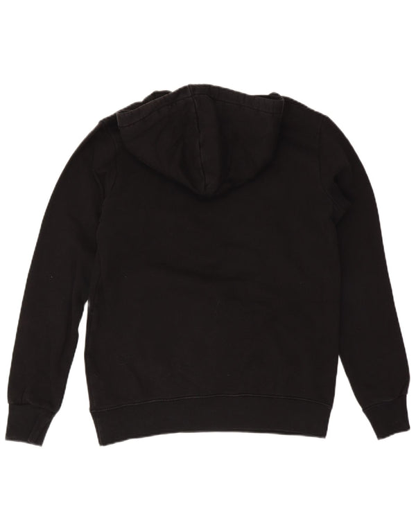 Pyrex Mens Graphic Hoodie Jumper Small Black Cotton