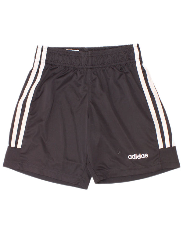 Pantaloncini sportivi Adidas da ragazzo 9-10 anni in poliestere nero