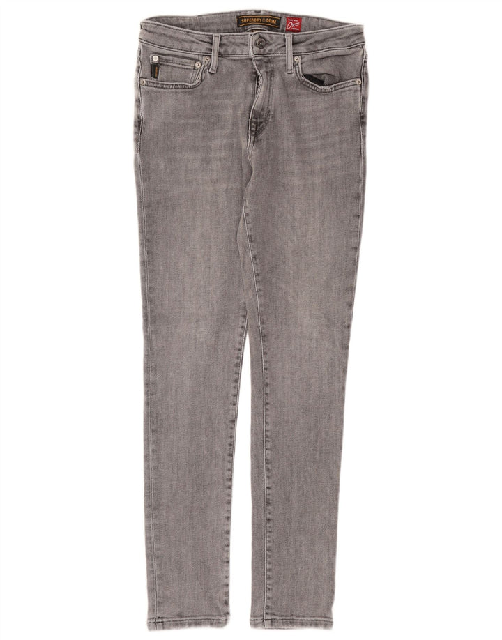 Jeans skinny da uomo Superdry W32 L32 cotone grigio